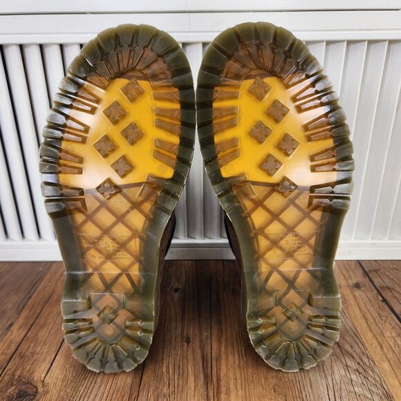 Doc Dr Martens 939 Ben Boot Womens Size 8 Brown Leather Lace Up Work Ankle Boots - Picture 8 of 10